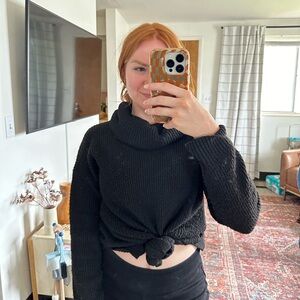 Black Turtle Neck Sweater